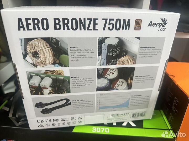 Блок питания AeroCool aero bronze 750M