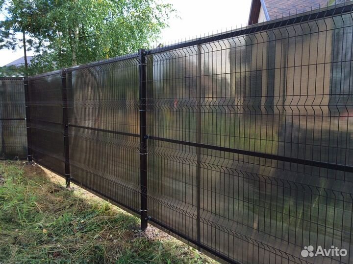 Забор от производителя под ключ