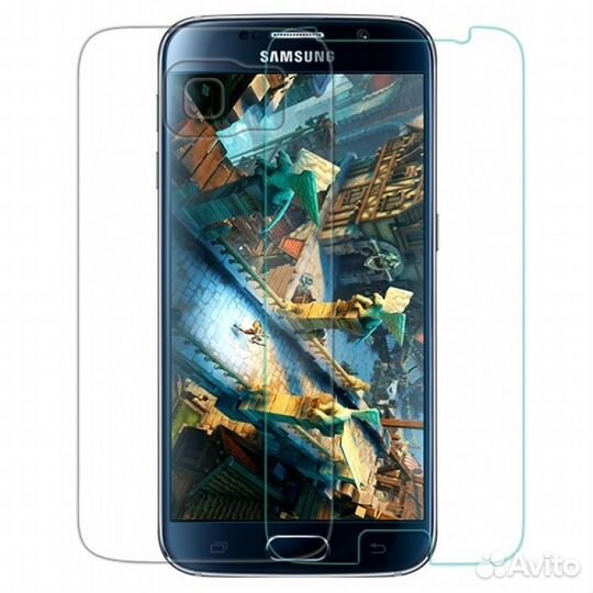 Комплект защ.плёнок для samsung Galaxy S6 (глянц.)