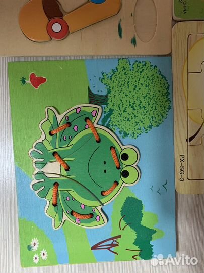 Пазлы деревянные