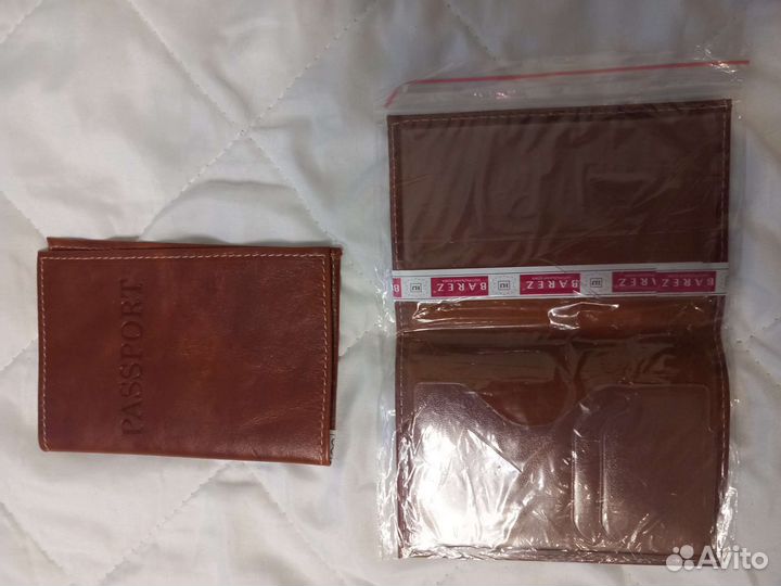 Обложка на паспорт натуральная кожа