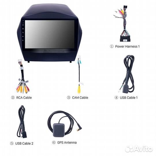 Магнитола Hyundai ix-35