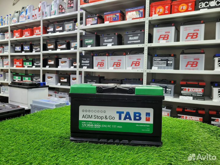 Аккумулятор TAB AGM 80 Ah о.п