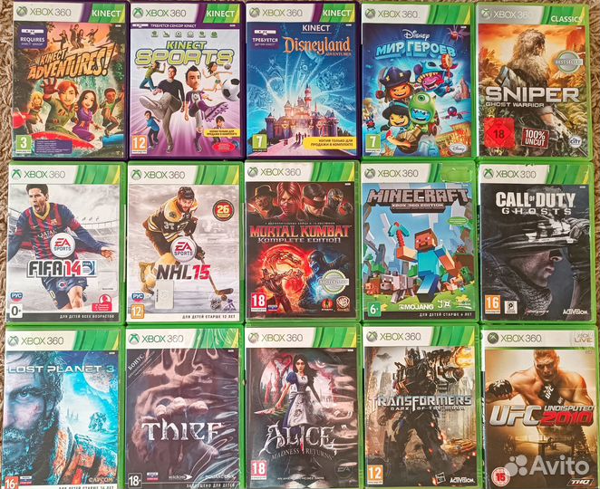 Лицензионные игры Xbox 360