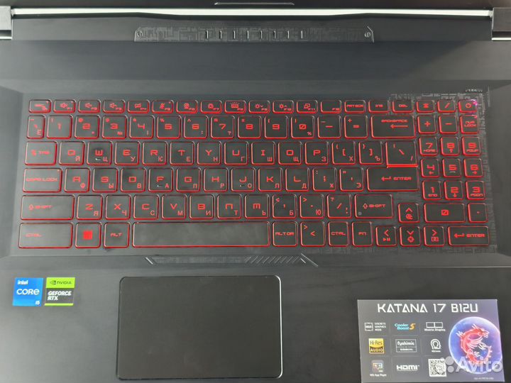 Ноутбук MSI Katana 17