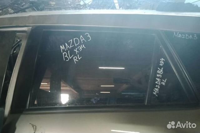 Стекло двери задней левой Mazda Mazda 3 (BL) 2009