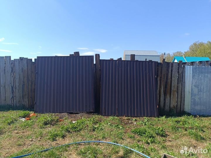 Ворота распашные бу