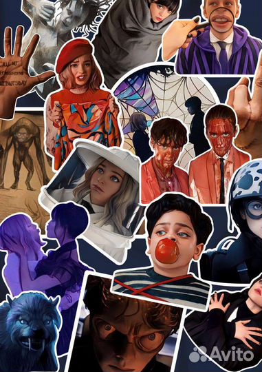 Наклейки «Wednesday»