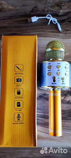 Караоке микрофон беспроводной Bluetooth WS-858