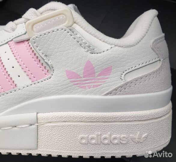 Кроссовки Adidas Forum Exhibit Low Beige/Pink