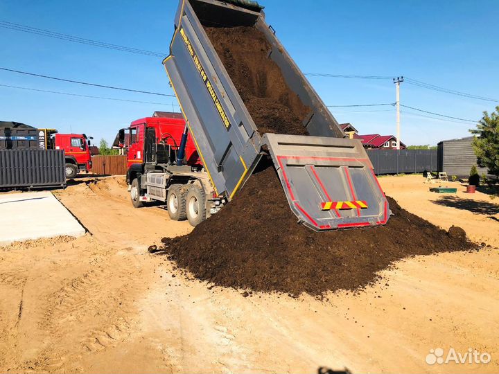 Торф верховой, низинный, Чернозём