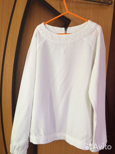 Школьная блузка для девочки 140 146
