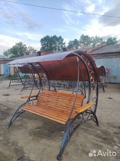 Садовые качели премиум