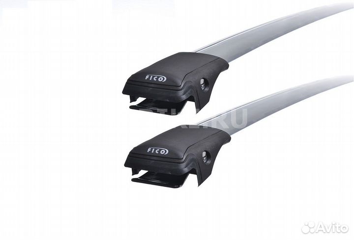 Багажник на высокие рейлинги Ficopro R46-S серебро