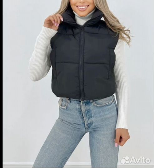 Жилетка укороченная