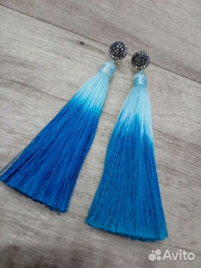 Серьги-кисти