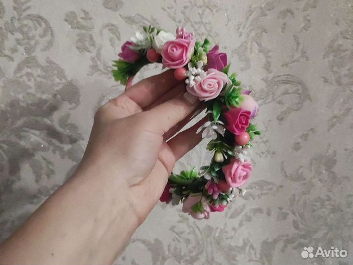 Ободки, венки из цветов