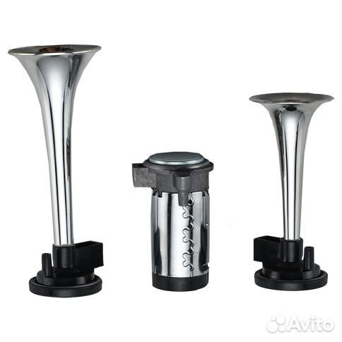 Сигнал автомобильный AVS к-т Хром