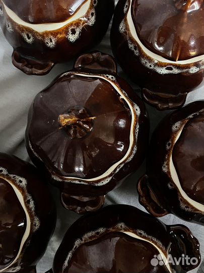 Горшок для запекания в виде тыквы