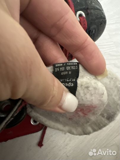 Хоккейные детские коньки bauer vapor 31 размер