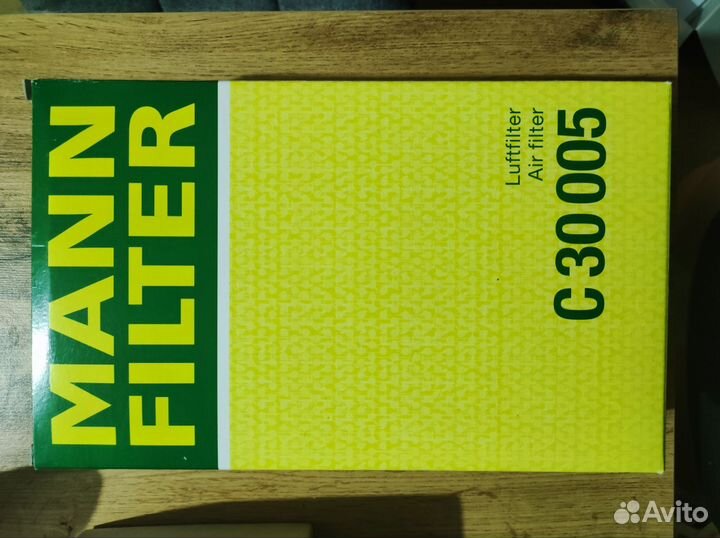 Воздушный фильтр Mann c30005