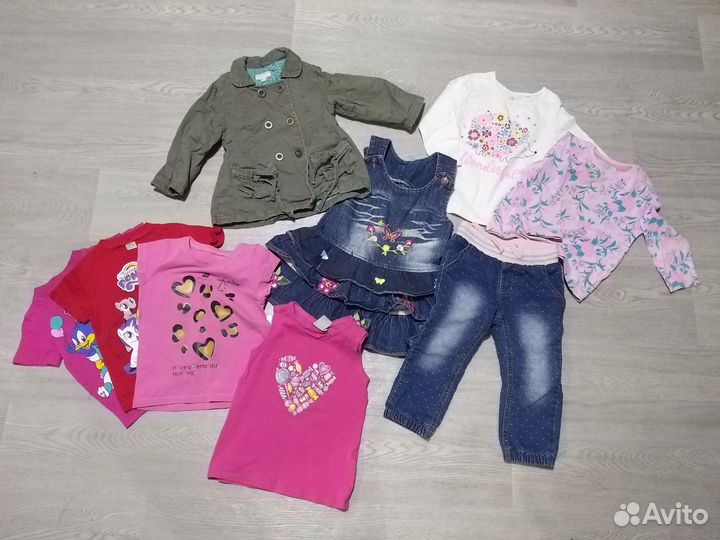 Одежда на девочку 86 (пакетом)