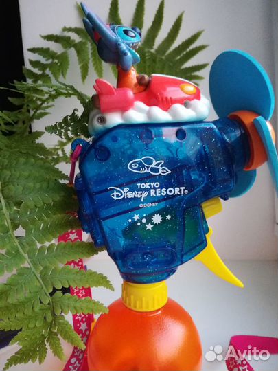 Водный пистолет, брызгалка с вентилятором Стич