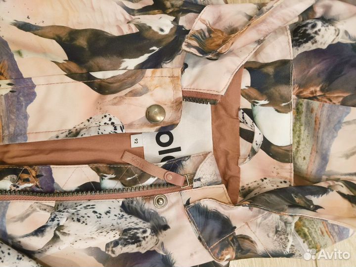 Ветровка парка molo 92 кони лошади