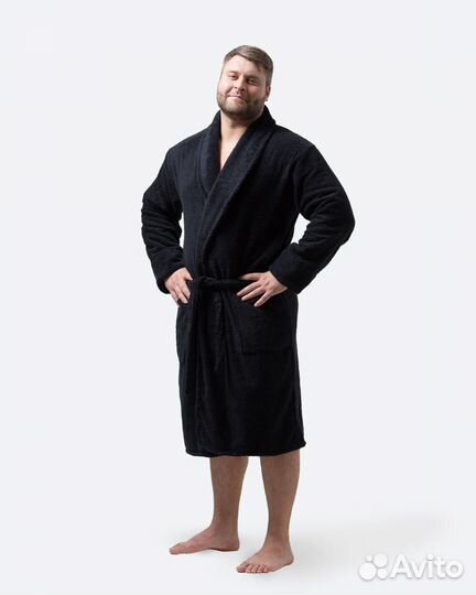 Махровый халат с именной вышивкой на заказ