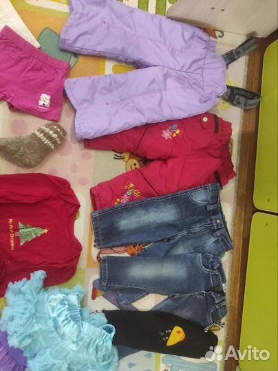 Детские вещи пакетом для девочки 80 86