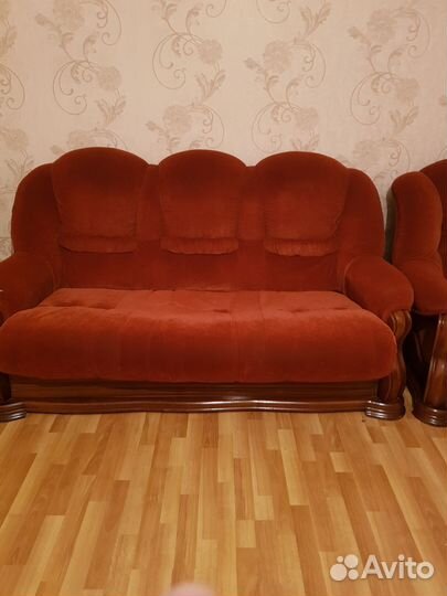 Диван и 2 кресла бу