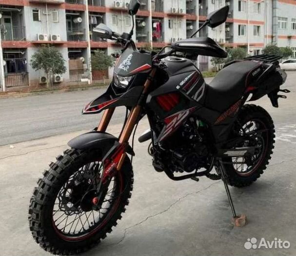 Мотоцикл турэндуро rockot dakar 250 серый/красный