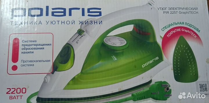Утюг polaris 2257 новый