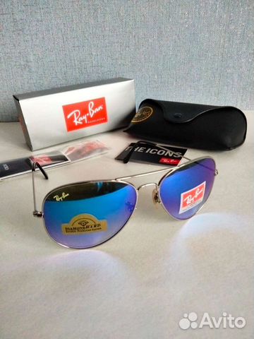 Очки ray ban aviator хамелеон зеркальные