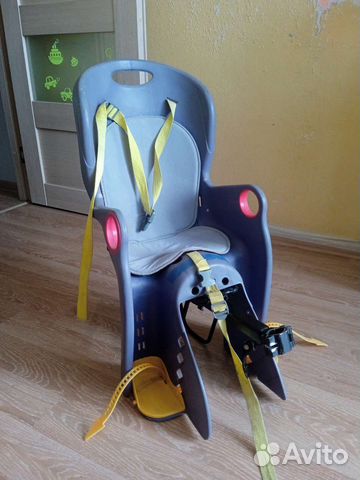 Детское велокресло на багажнике