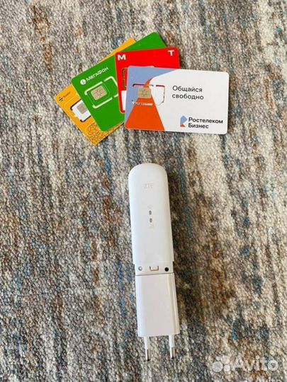 USB модем 4g ZTE MF79U с Wi-Fi + сим карта
