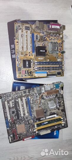 Старые материнские платы с процессорами
