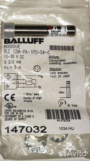 Датчик balluff BOS00UE