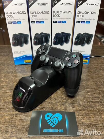 Док-станция джойстиков PlayStation 4 PS4 зарядка