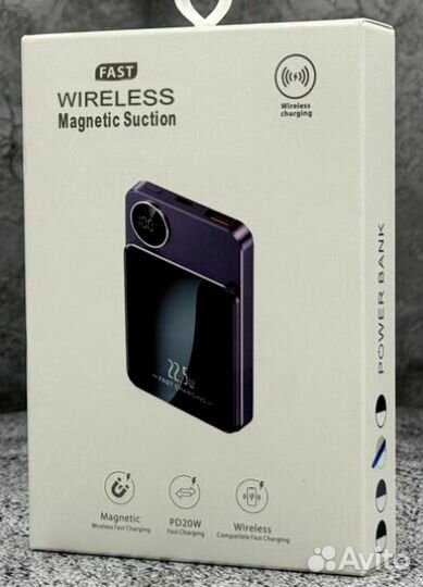 Wireless Power bank Magnetic Suction 10000 mAh