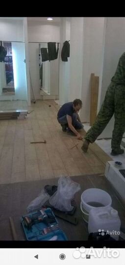 Укладка ламината, линолеум