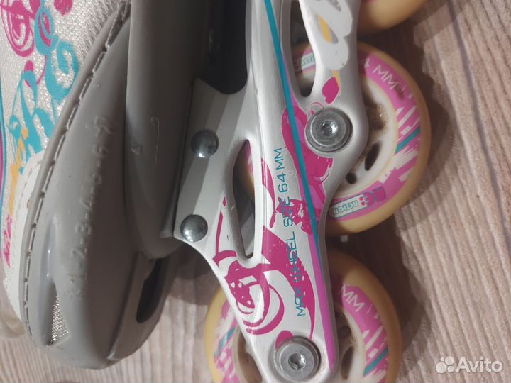 Роликовые коньки детские раздвижные