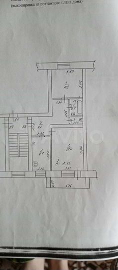 2-к. квартира, 50 м², 4/5 эт.