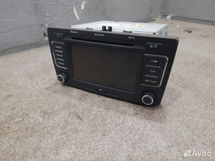 Магнитола bolero для Skoda Octavia A5 рестайл