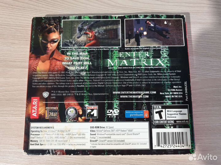 Enter the matrix DVD-ROM Edition