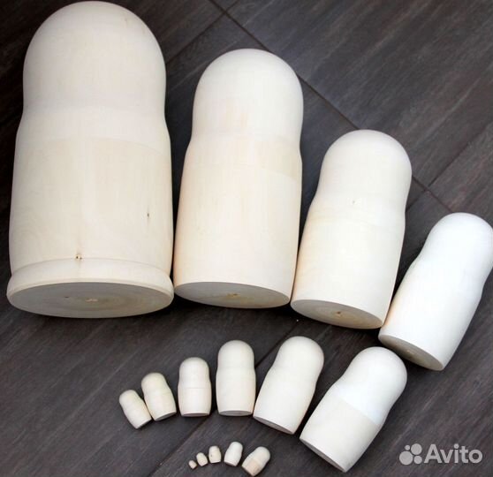 Матрешка заготовка 15 мест