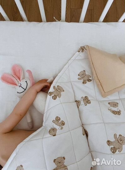 Бортики в кроватку одеяло-конверт