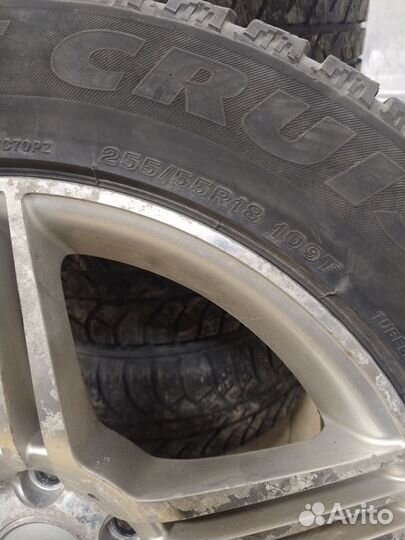 Литые диски Mercedes r18 с резиной