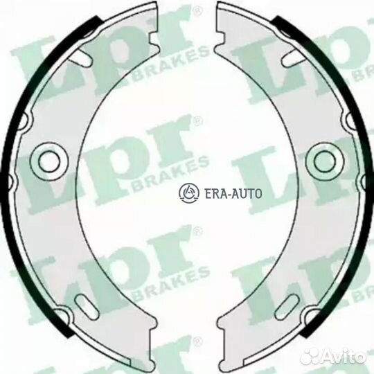 LPR 07970 Колодки торм. барабанные