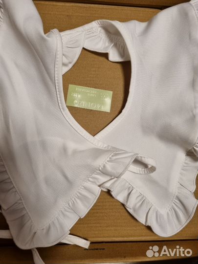 Воротник съемный белый для девочки